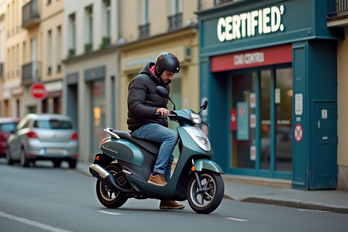 scooter contrôle
