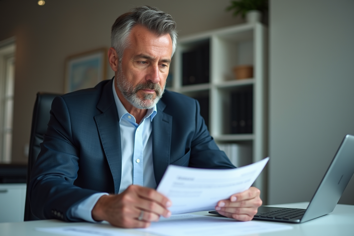 Homme d'affaires en réunion de leasing automobile